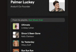 As configurações ruins de privacidade do Spotify acabaram de vazar os Bops de Palmer Luckey