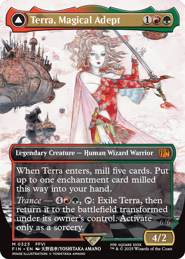 Terra in Magic: The Gathering - Final Fantasy