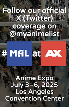 Mianimelist relatórios da Anime Expo 2025