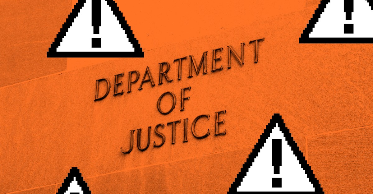 O DOJ abre o caminho para uma guerra legal na verificação de fatos