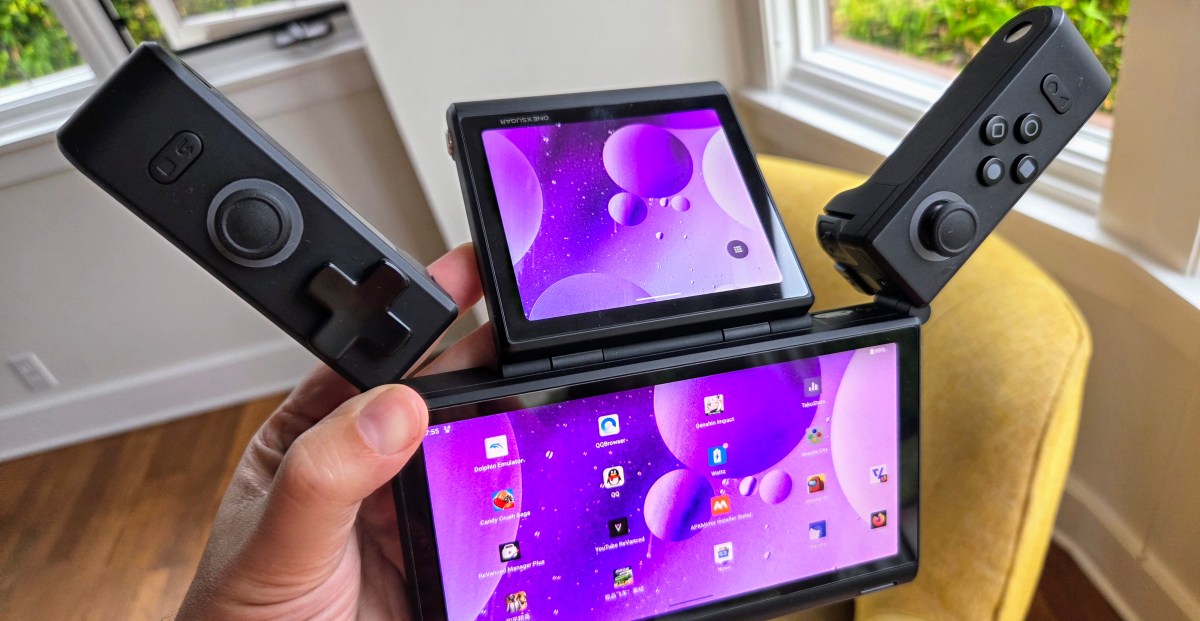 Onexsugar: Brincando com o primeiro computador de mão transformador de tela dupla