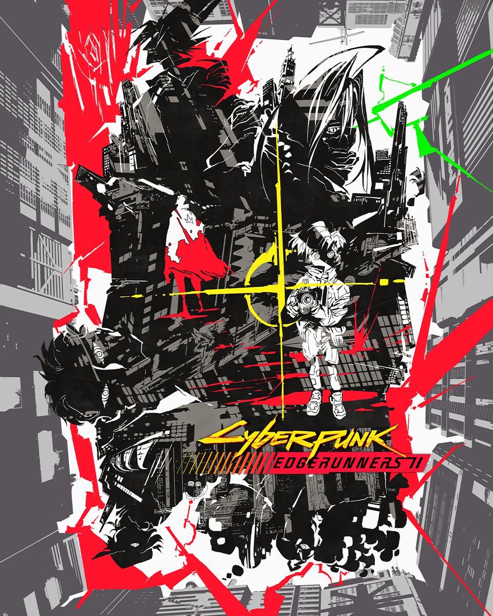 Sequência 'Cyberpunk: Edgerunners' na produção