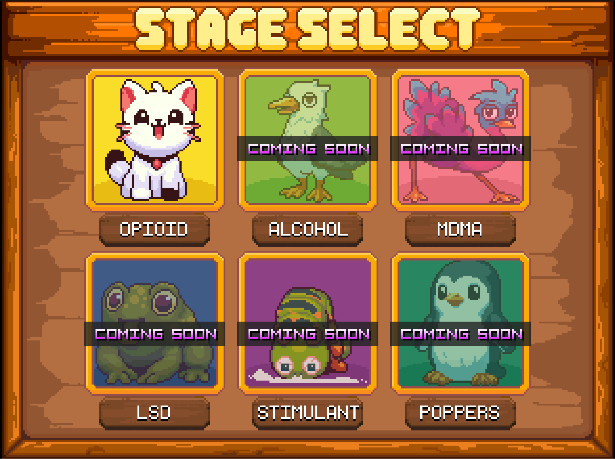 Um jogo sobre um gato pixelizado pode mudar a narrativa em torno da educação sobre drogas?