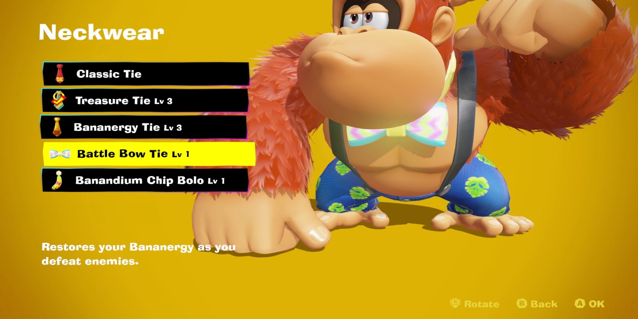 Battle Bowtie em Donkey Kong Bananza